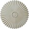 Ekena Millwork Shakuras Ceiling Medallion (For Canopies up to 5 3/4"), Hand-Painted Flash Blue, 33 7/8"OD x 2"P CM34SHFBS - alternate 1